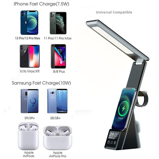 LED Desk Lamp Wireless Charger