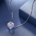 Crystals Borealis Cube Necklace